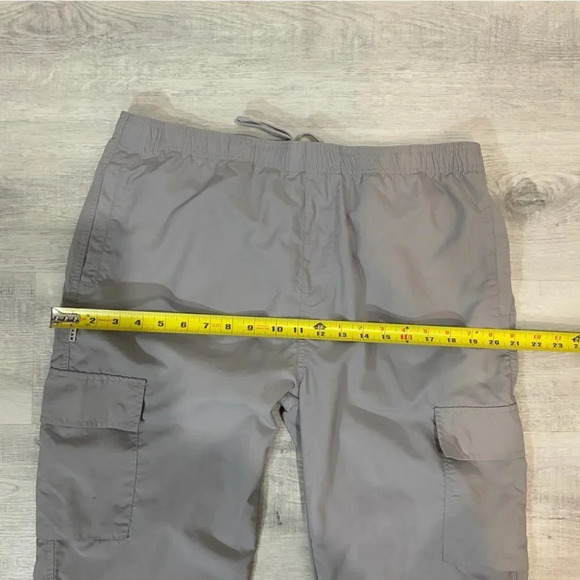 Taiken Nylon Grey Utility Cargo Jogging Pants Size L - Picture 10 of 15